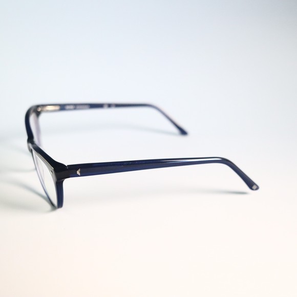 Kore Eyewear 3218 52-17 135 eyeglasses frames blue cat eye browline slim N8 - Picture 5 of 10